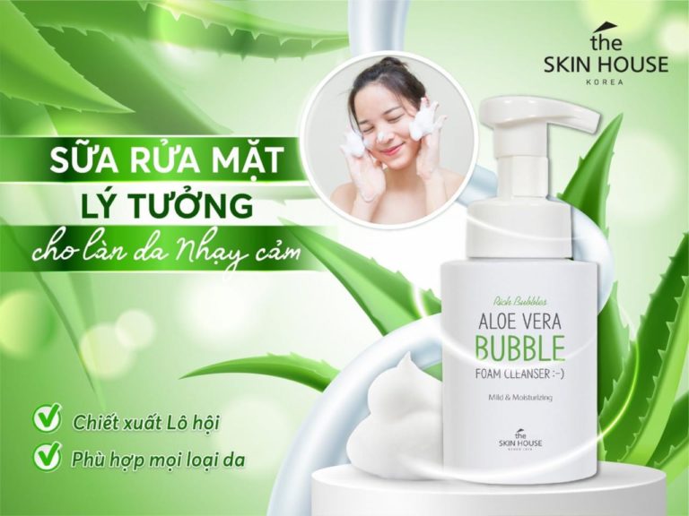 SỮA RỬA MẶT LÝ TƯỞNG CHO LÀN DA NHẠY CẢM